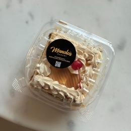 a dessert on a counter